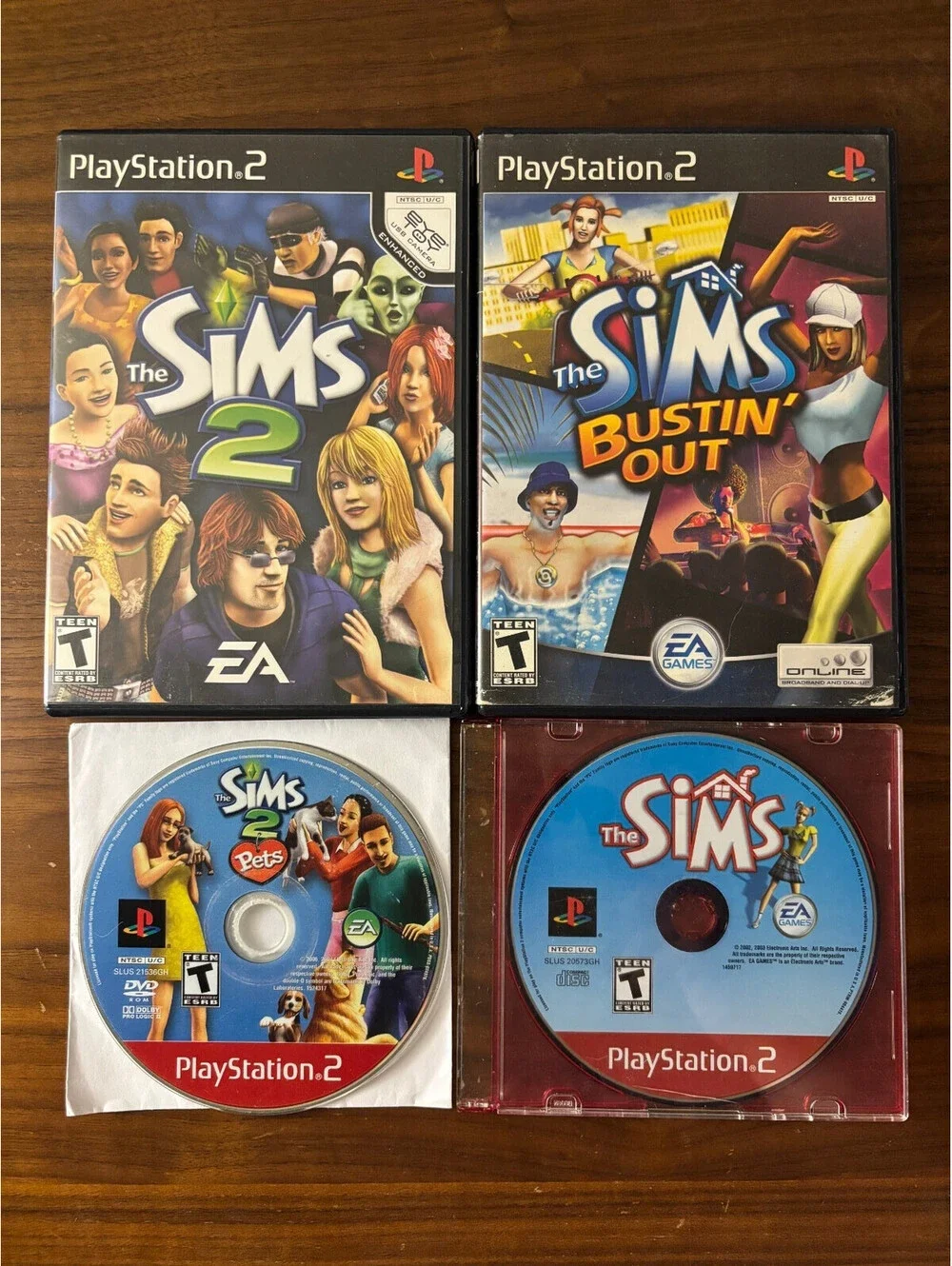The Sims (Playstation 2) Mega Bundle Of 4 (READ CONDITION)